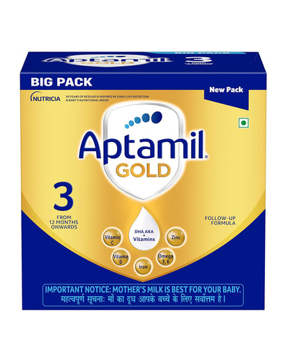 Aptamil Gold Follow Up Infant Formula Milk Powder-Stage 3-12M+