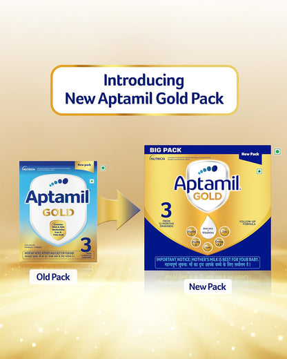 Aptamil Gold Follow Up Infant Formula Milk Powder-Stage 3-12M+