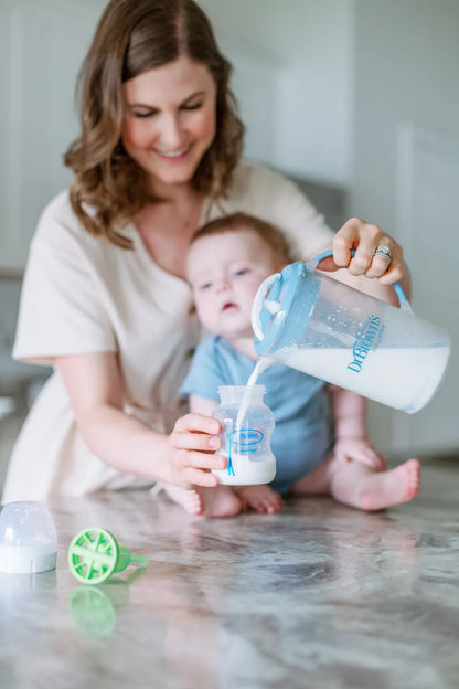 Dr. Brown’s Formula Mixing Pitcher - BPA Free Plastic - Easy Pour Spout - Blue - 1100ml