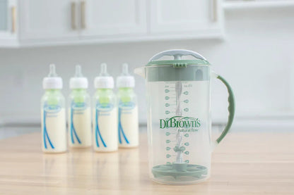 Dr. Brown’s Formula Mixing Pitcher - BPA Free Plastic - Easy Pour Spout - Blue - 1100ml