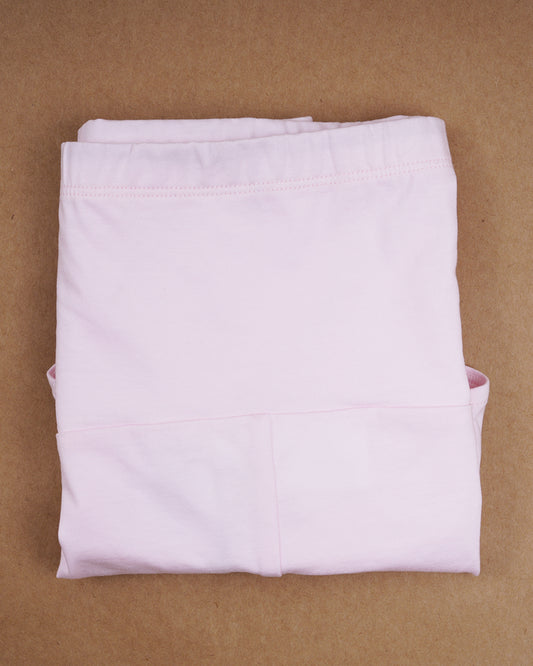 Wobbly Walk Over Belly Maternity Panty-100% Cotton-Barely Pink-For Pregnancy & Post Delivery Use