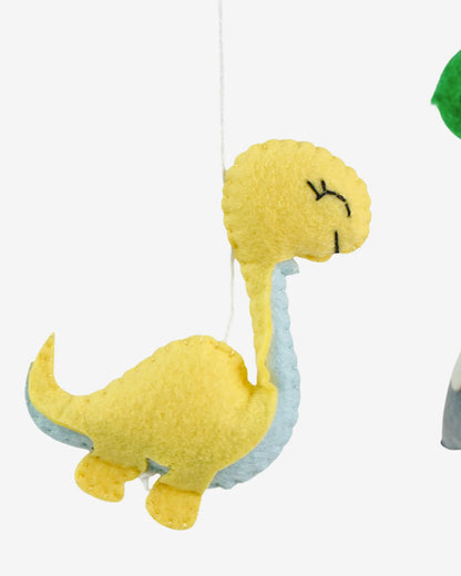 Babble Wrap Cot Mobile-Jurassic Journey-Stimulates Baby's Visual Senses-For Calm Baby Sleep