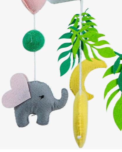 Babble Wrap Cot Mobile-Tiny Trunk-Stimulates Baby's Visual Senses-For Calm Baby Sleep