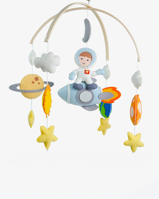 Babble Wrap Cot Mobile-Little Voyager-Stimulates Baby's Visual Senses-For Calm Baby Sleep