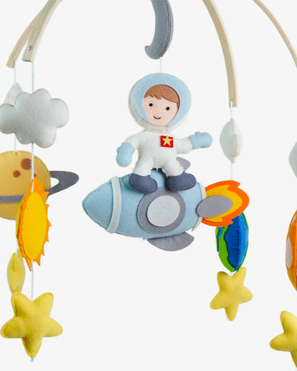 Babble Wrap Cot Mobile-Little Voyager-Stimulates Baby's Visual Senses-For Calm Baby Sleep