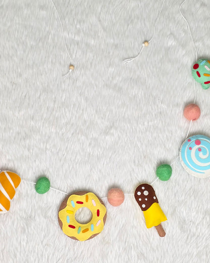 Babble Wrap Bunting-Sweet Treats-Nursery Wall Decor-For Kids Room