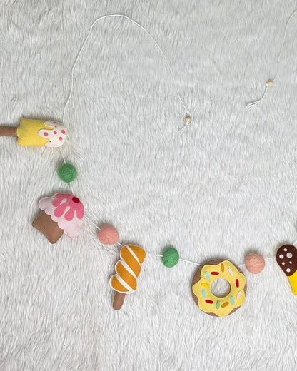 Babble Wrap Bunting-Sweet Treats-Nursery Wall Decor-For Kids Room