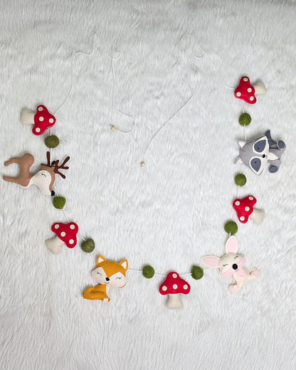 Babble Wrap Bunting-Woodsy Wonders-Nursery Wall Decor-For Kids Room