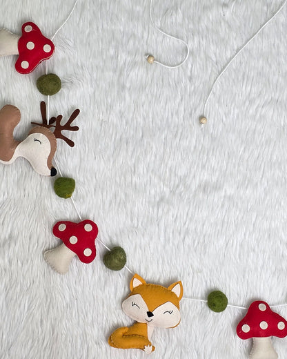 Babble Wrap Bunting-Woodsy Wonders-Nursery Wall Decor-For Kids Room