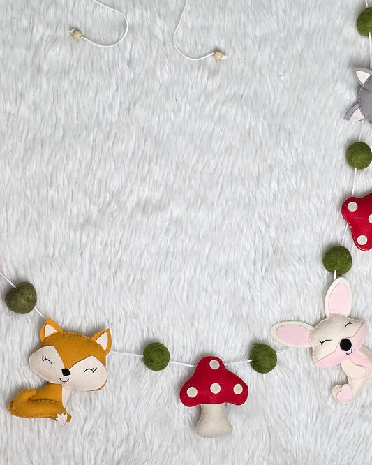 Babble Wrap Bunting-Woodsy Wonders-Nursery Wall Decor-For Kids Room