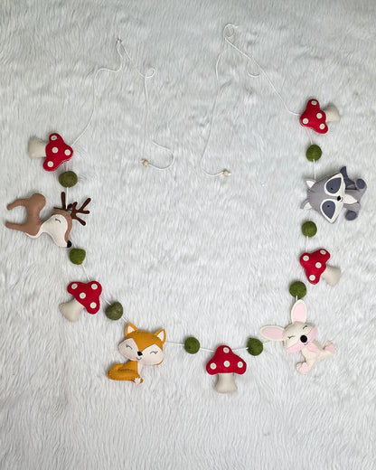 Babble Wrap Bunting-Woodsy Wonders-Nursery Wall Decor-For Kids Room