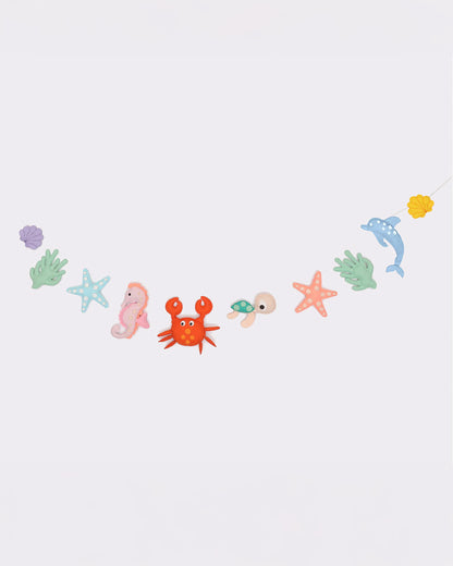 Babble Wrap Bunting-Under Water Animal-Nursery Wall Decor-For Kids Room