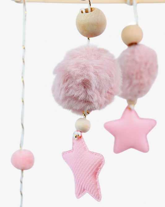 Babble Wrap Cot Mobile-Starry Moon-Stimulates Baby's Visual Senses-For Calm Baby Sleep