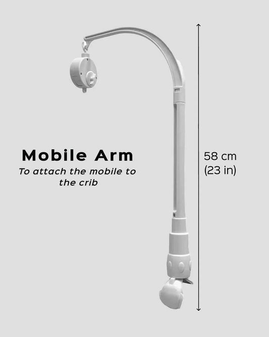 Babble Wrap Manual Music Box with Cot Mobile Arm