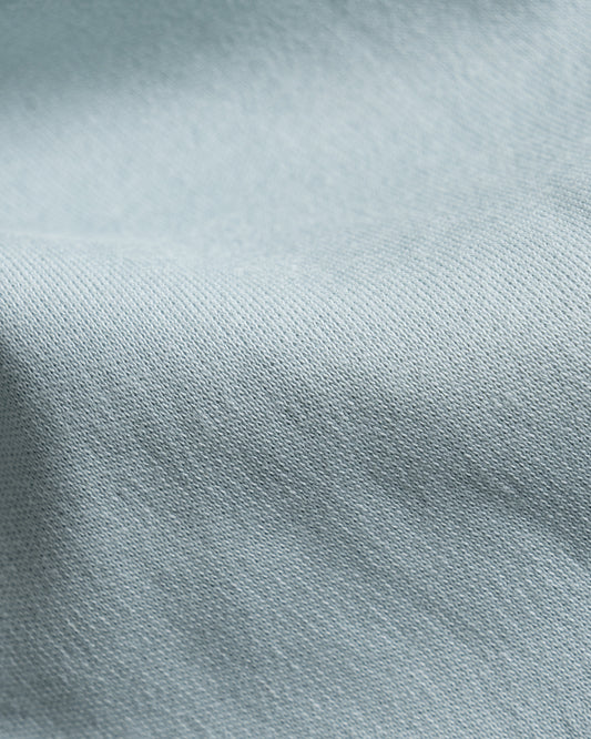 Twingle 100% Organic Cotton Bodysuit-Envelope Neck for Easy Dressing-Nickel Free Snaps-Short Sleeves-Solid-Light Blue-For Infants