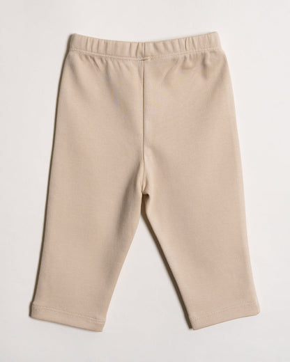 Twingle 100% Organic Cotton Baby Bodysuit & Leggings Set-Long Sleeves-Nickel Free Snaps-White-Hearts & Stars Print-For Infants