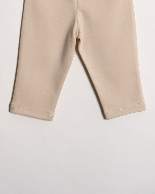 Twingle 100% Organic Cotton Baby Bodysuit & Leggings Set-Long Sleeves-Nickel Free Snaps-White-Hearts & Stars Print-For Infants