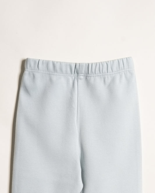 Twingle 100% Organic Cotton Baby Leggings-Pajama-Gentle Waistband-Tag Free Comfort-Light Blue-Solid-For Infants