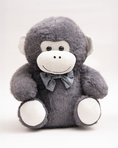 Just Bear Black Royal Monkey Soft Toy-Ultra Soft & Huggable Plush Toy-36M+