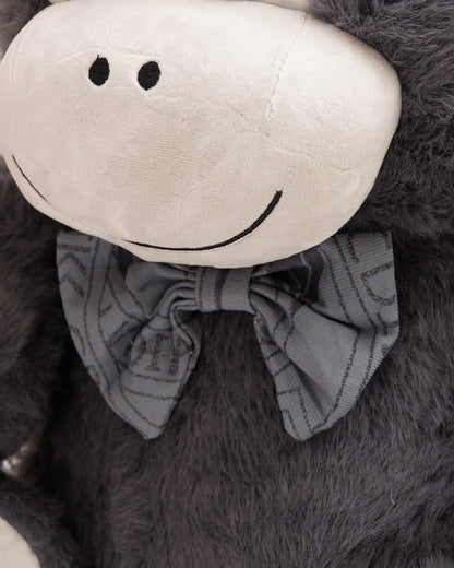 Just Bear Black Royal Monkey Soft Toy-Ultra Soft & Huggable Plush Toy-36M+