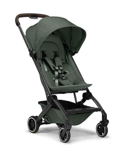 Joolz Aer+ Cabin Friendly Stroller-All Wheel Suspension-One Hand Fold-Flat Reclining Seat-Travel System Compatible-Includes Travel Bag-10 Years Transferable Warranty-For 0 to 4Y (Upto 22Kg)-Forest Green