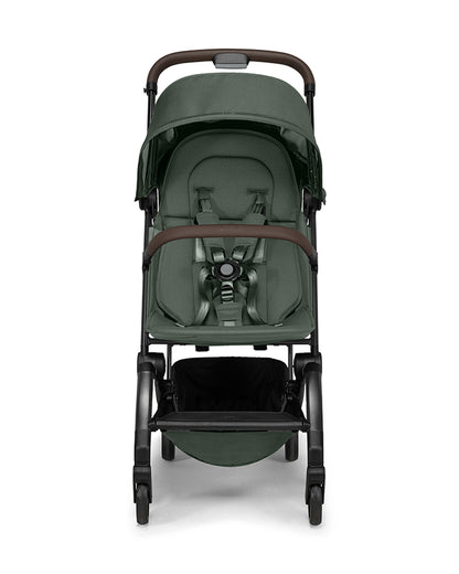 Joolz Aer+ Cabin Friendly Stroller & Carry Cot Travel System-With Bumper Bar & Travel Bag-Forest Green