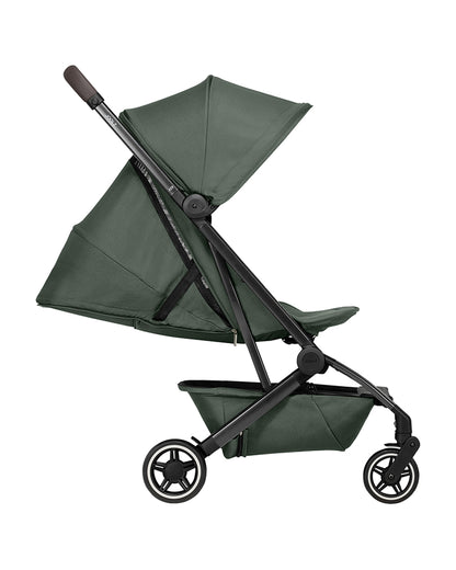 Joolz Aer+ Cabin Friendly Stroller-All Wheel Suspension-One Hand Fold-Flat Reclining Seat-Travel System Compatible-Includes Travel Bag-10 Years Transferable Warranty-For 0 to 4Y (Upto 22Kg)-Forest Green