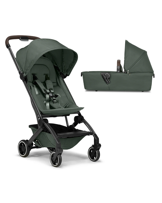 Joolz Aer+ Cabin Friendly Stroller & Carry Cot Travel System-With Travel Bag-Forest Green