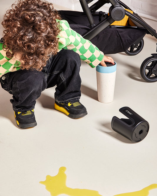 Joolz Aer/Hub/Day/Geo3 Series Stroller Cup Holder-Clips Onto Handle Bar-2 Years Warranty-Black