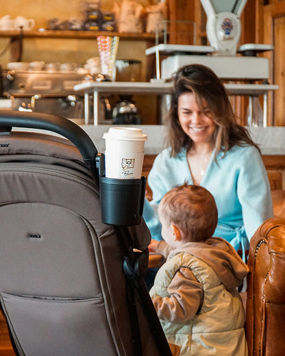 Joolz Aer/Hub/Day/Geo3 Series Stroller Cup Holder-Clips Onto Handle Bar-2 Years Warranty-Black