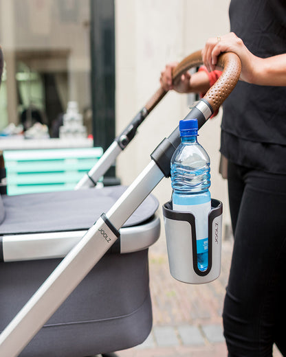 Joolz Aer/Hub/Day/Geo3 Series Stroller Cup Holder-Clips Onto Handle Bar-2 Years Warranty-Black