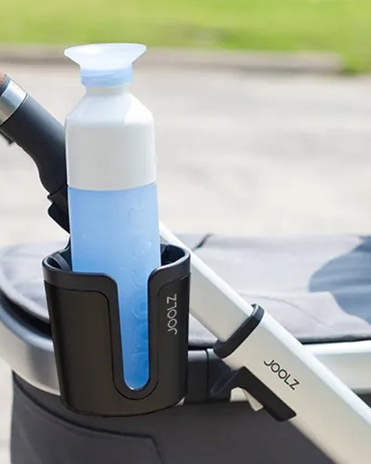 Joolz Aer/Hub/Day/Geo3 Series Stroller Cup Holder-Clips Onto Handle Bar-2 Years Warranty-Black