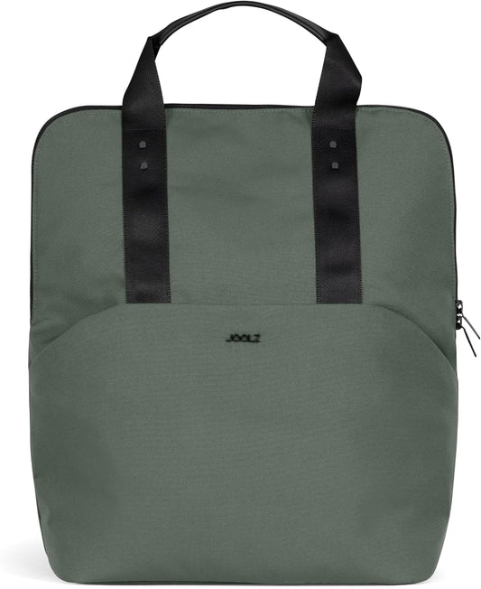 Joolz Diaper Bag-Backpack-With Changing Pad, Insulated Bottle Pockets & Stroller Straps-Forest Green