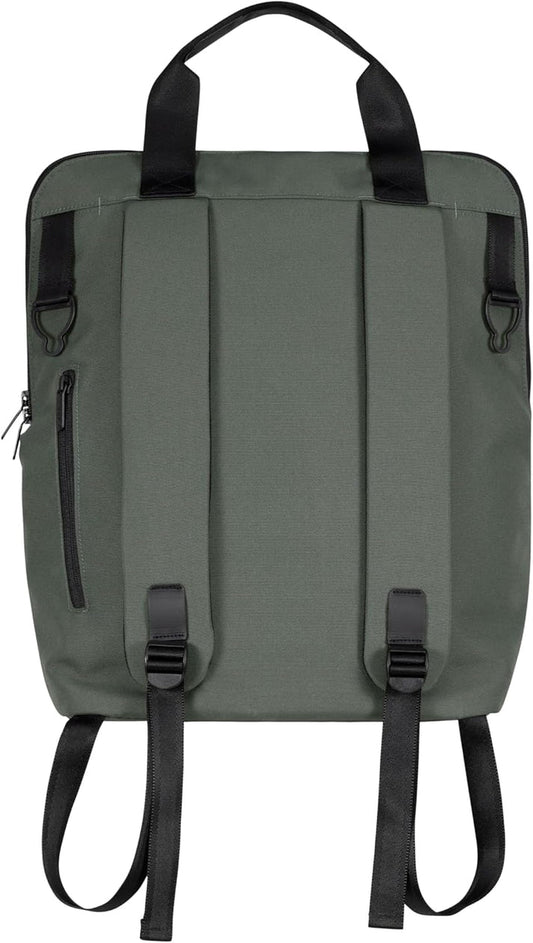 Joolz Diaper Bag-Backpack-With Changing Pad, Insulated Bottle Pockets & Stroller Straps-Forest Green