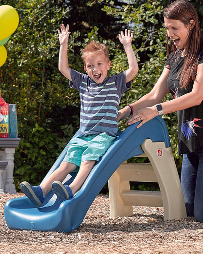 Step2 Play & Fold JR. Slide-Outdoor Toy-Foldable & Easy To Transport-Large Steps & Handrails-18M+