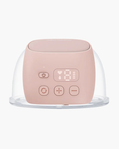 Momcozy S9 Pro Wearable Double Electric Breast Pump-2 Modes & 9 Suction Levels-Long Battery Life-LED Display-Pink
