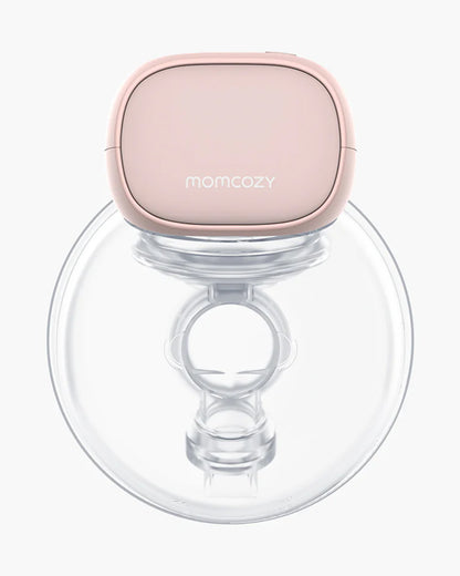 Momcozy S9 Pro Wearable Double Electric Breast Pump-2 Modes & 9 Suction Levels-Long Battery Life-LED Display-Pink