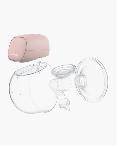 Momcozy S9 Pro Wearable Double Electric Breast Pump-2 Modes & 9 Suction Levels-Long Battery Life-LED Display-Pink