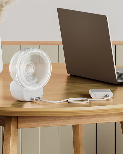 Momcozy S9 Pro Wearable Double Electric Breast Pump-2 Modes & 9 Suction Levels-Long Battery Life-LED Display-Pink