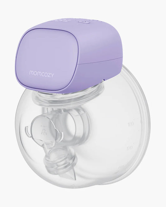 Momcozy S9 Pro Wearable Double Electric Breast Pump-2 Modes & 9 Suction Levels-Long Battery Life-LED Display-Lilac