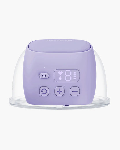 Momcozy S9 Pro Wearable Double Electric Breast Pump-2 Modes & 9 Suction Levels-Long Battery Life-LED Display-Lilac