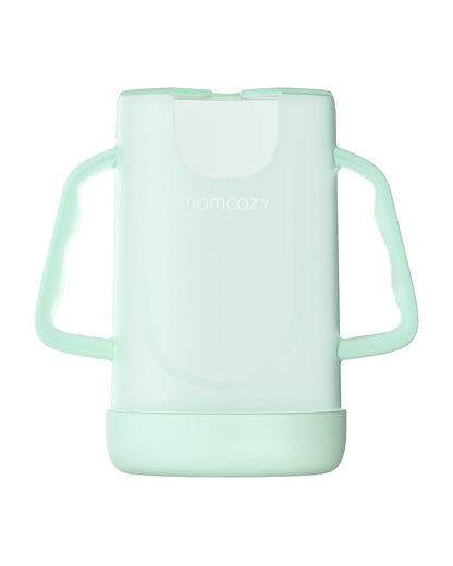 Momcozy Baby Pouch Holder-Multiple Ways to Use-BPA-Free-Easy Grip for Self Feeding
