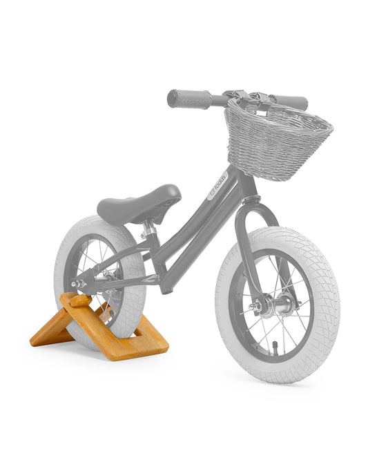 Todds Balance Bike Wooden Wedge-Designed to Keep the Bike Parked