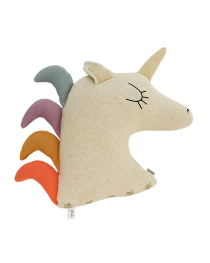 Pluchi Sweet Unicorns Cotton Knitted Stuffed Soft Toy-Washable Plush Cuddly Toy For Newborn