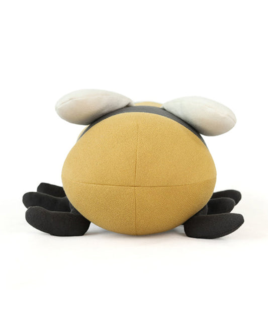 Pluchi Honey Bee Cotton Knitted Stuffed Soft Toy-Washable Plush Cuddly Toy For Newborn