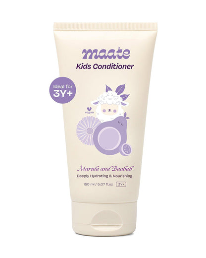Maate Baby Conditioner-With Organic Avocado Butter, Marula Oil & Baobab-Nourishes & Detangles Hair