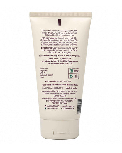 Maate Baby Conditioner-With Organic Avocado Butter, Marula Oil & Baobab-Nourishes & Detangles Hair