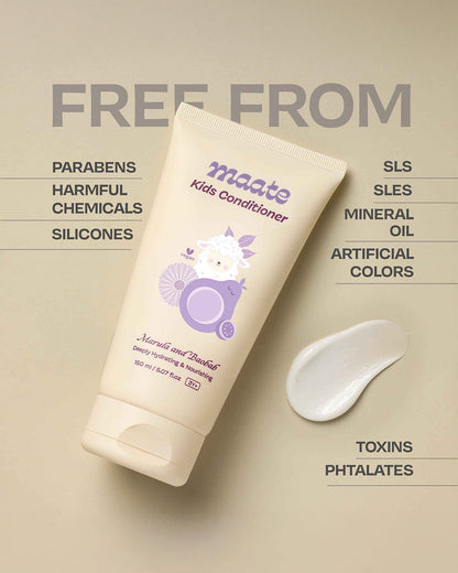 Maate Baby Conditioner-With Organic Avocado Butter, Marula Oil & Baobab-Nourishes & Detangles Hair