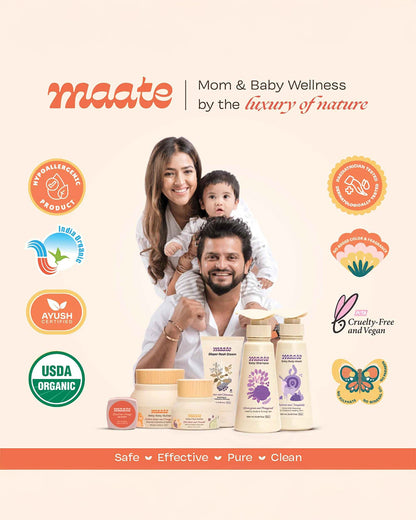 Maate Baby Conditioner-With Organic Avocado Butter, Marula Oil & Baobab-Nourishes & Detangles Hair