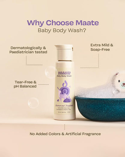 Maate Baby Body Wash-With Beetroot & Manjistha